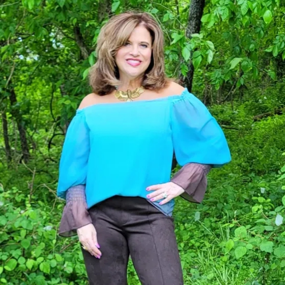 WHBM off the shoulder top